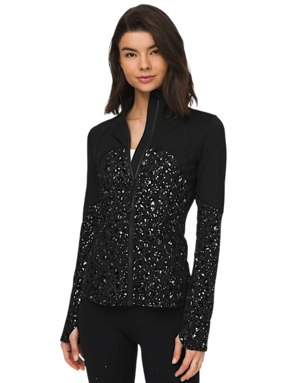Lululemon Define Jacket Speckle Shine NWOT Size 8